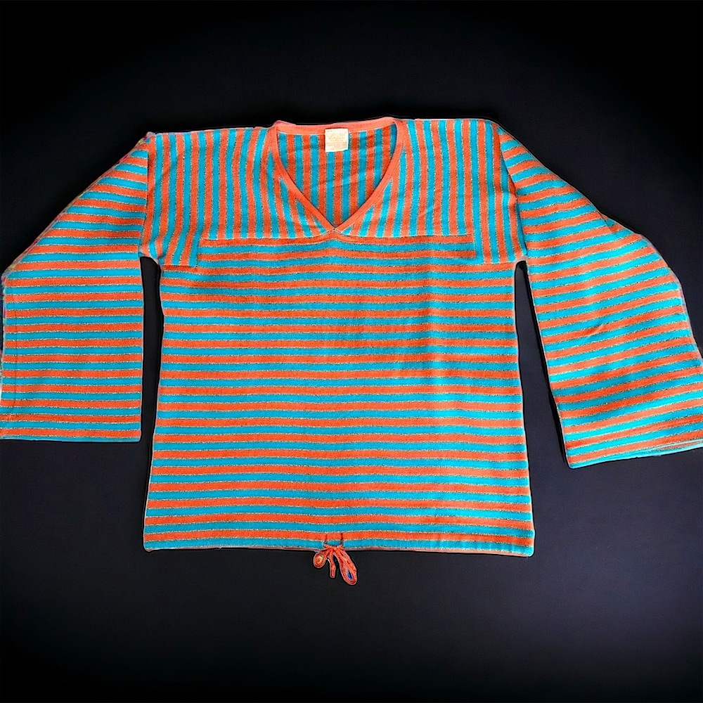 70s Catalina Sportswear stripe sweater - Large